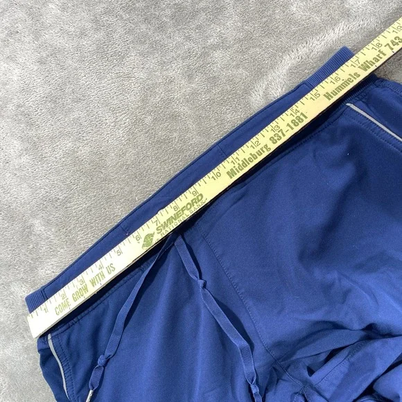 Healing Hands HH360 Scrub Pants Women Large Blue Cargo Drawstring Yoga Waist - Picture 6 of 11